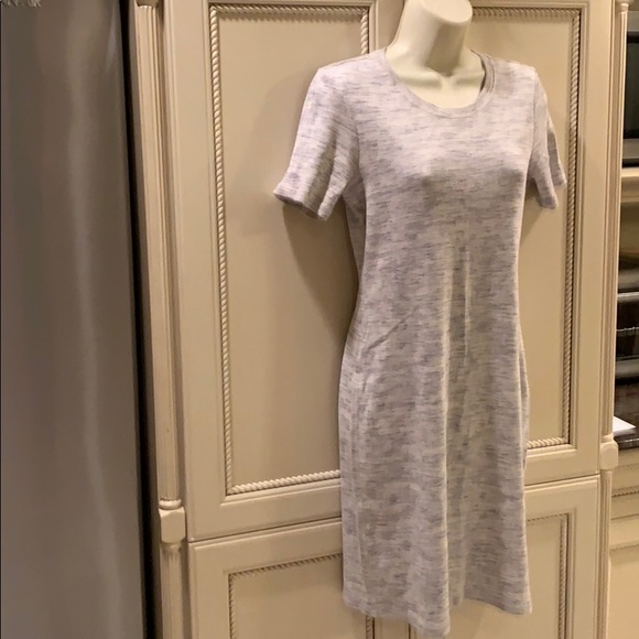 Theory ribbed Short Sleeve Dress Sz Medium - Picture 3 of 7